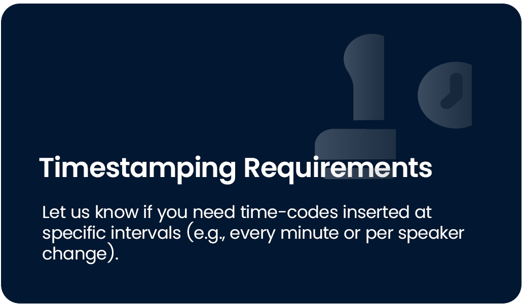 Timestamping
